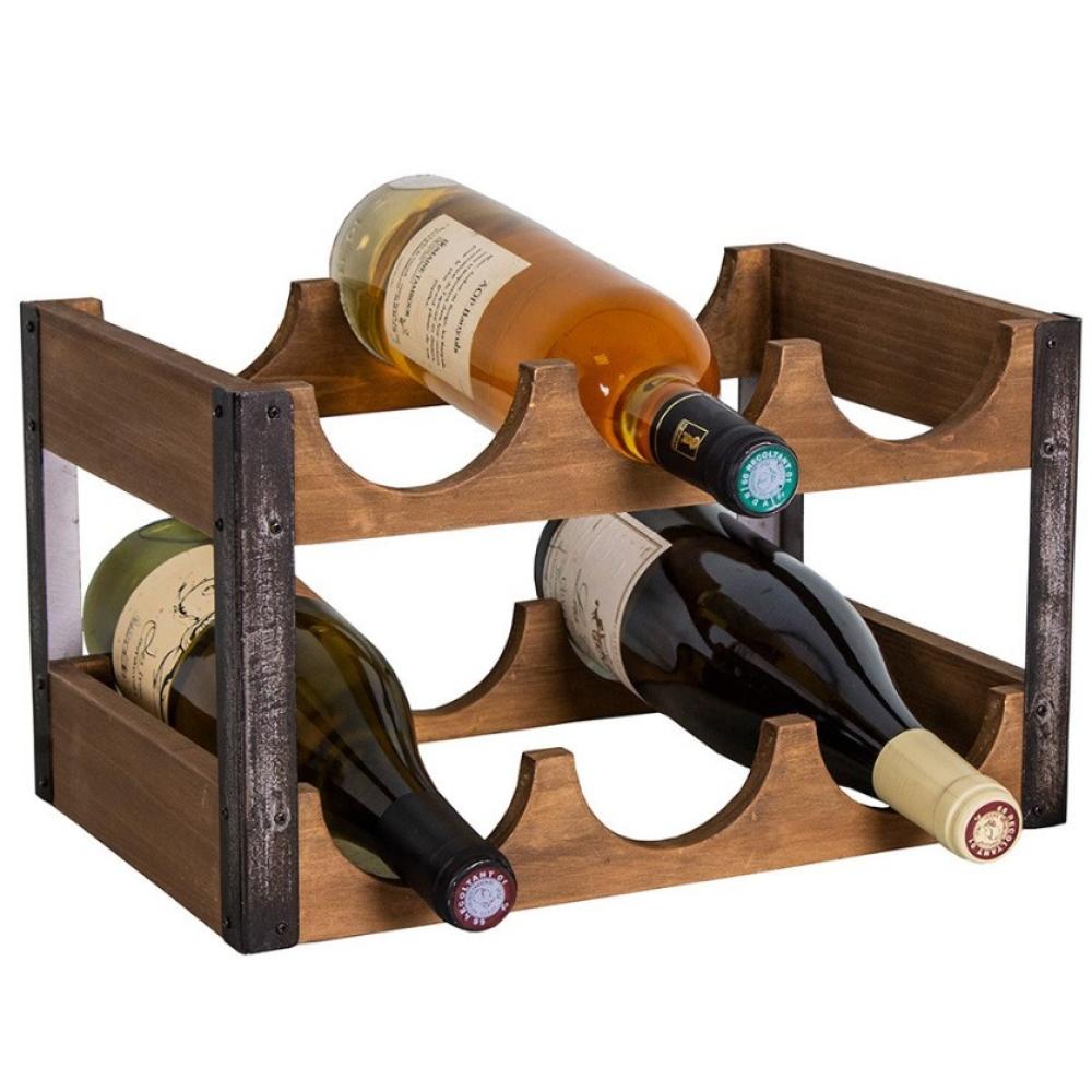 stohovatelna stojan na vino vinna pivnica pivovar vintage drevo darcek vinne prislusenstvo rustikalny stredomorsky stary retro.jpg